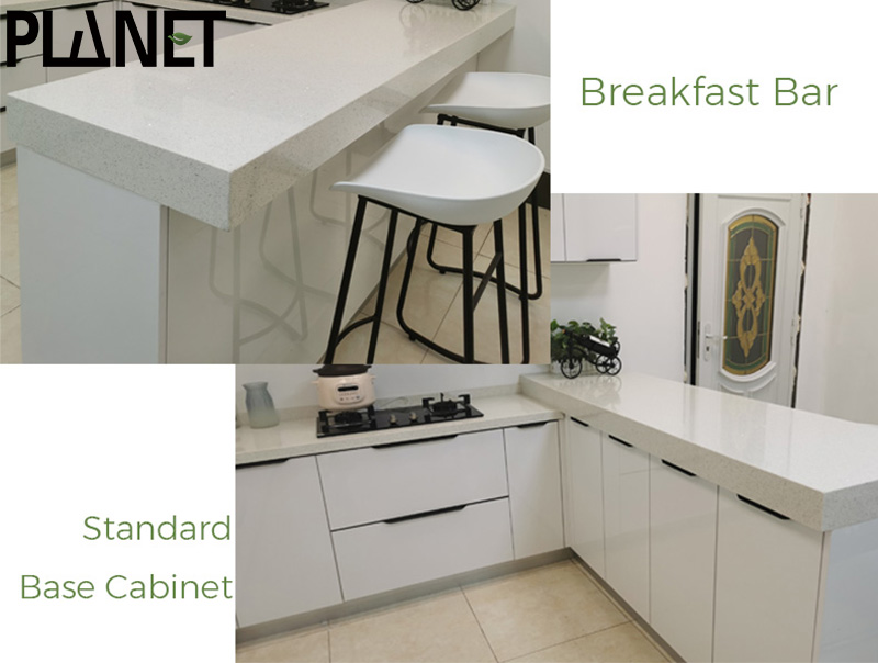 peninsula style kitchen cabinet