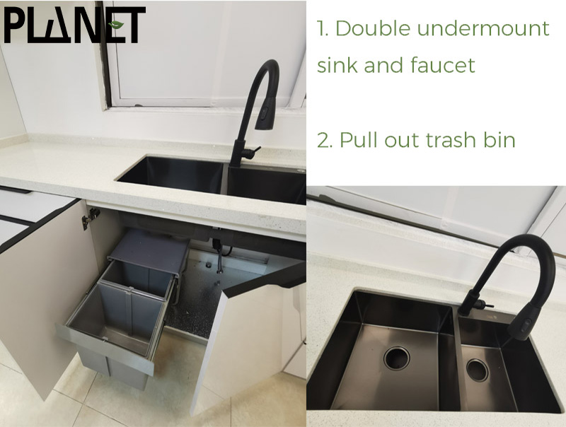 kitchen cabinet sink stainless steel