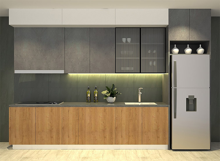 simple kitchen cabinets