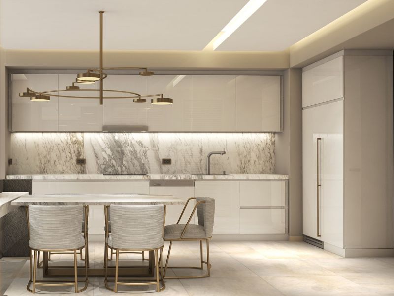 customized house kitchen cabinet solid wood