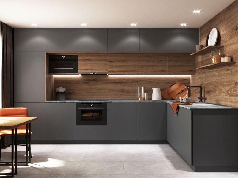 plywood kitchen cabinets