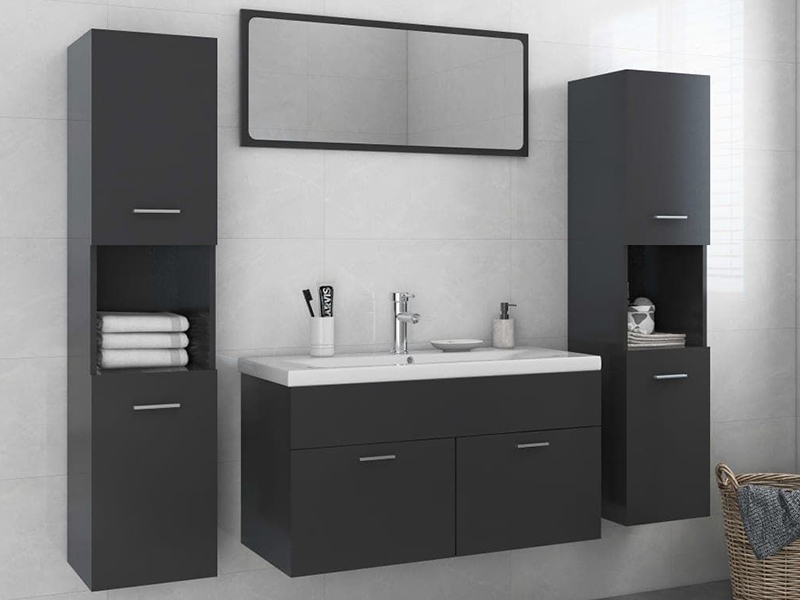 Tocador de baño moderno de pared, personalizado para tocadores de baño de hotel